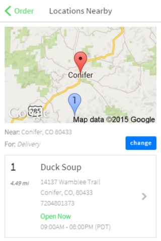 Duck Soup Ordering screenshot 2