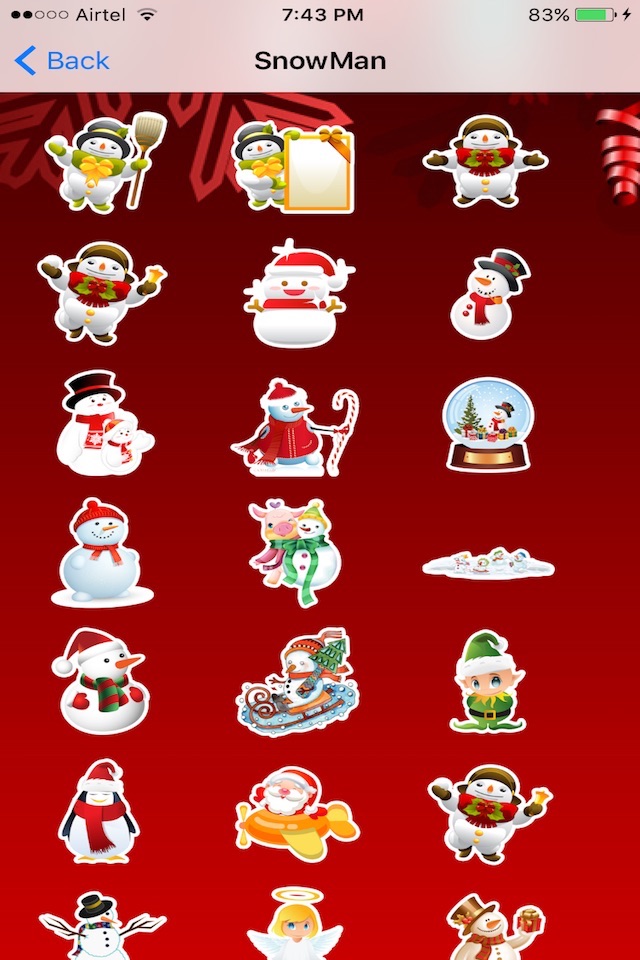Christmas Emoji + Animated Emojis screenshot 3