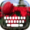 Custom Keyboard Flower and Beautiful Blossoms : Color & Wallpaper Themes in the Garden Style