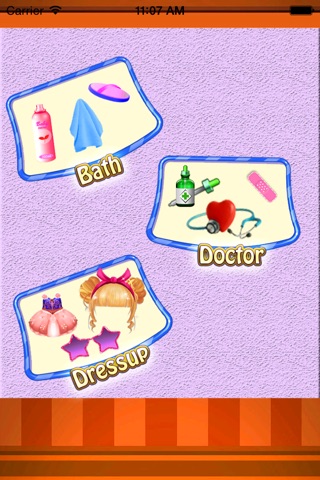 my baby princess care - newborn salon games for little girl kids screenshot 2