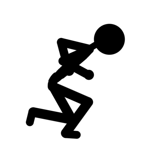 Running Stickman Icon