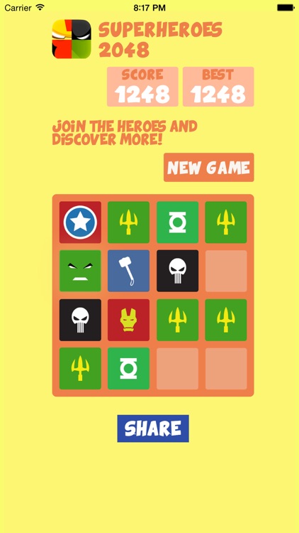 Super Heroes - 2048