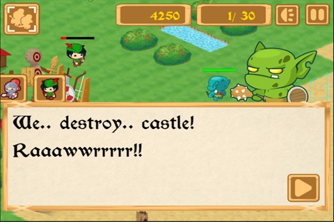 Tiny Battle - Clash of Humans and Orcs screenshot 2