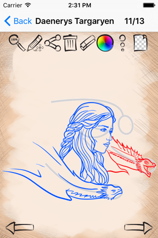 Learning To Draw Game Of Thrones Version screenshot 3