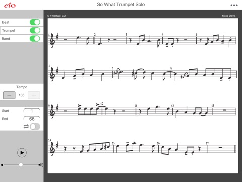 So What Trumpet Solo - learn to play Miles Davis' trumpet solo from the iconic tune So What screenshot 3