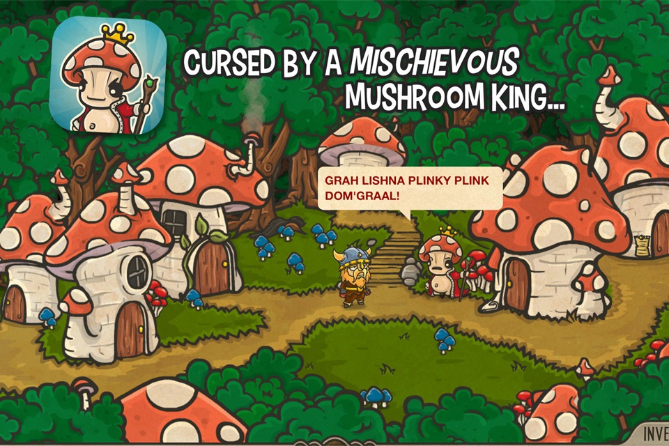 Bad Viking and the Curse of the Mushroom King screenshot 2