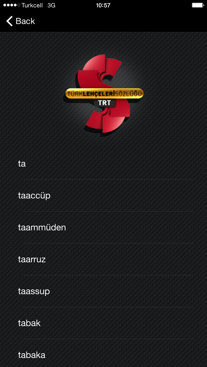 TRT Türk Lehçeleri Sözlüğü