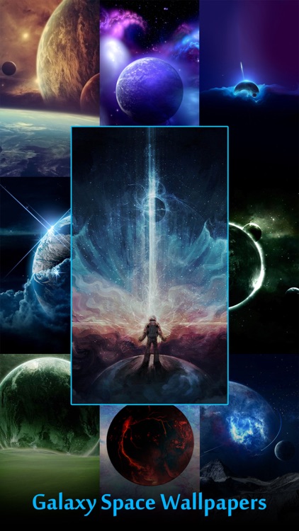 Galaxy Space Wallpapers & Backgrounds - Custom Home Screen Maker with HD Pictures of Astronomy & Planet
