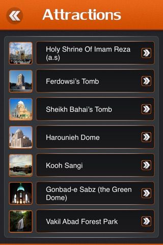 Mashhad City Offline Travel Guide screenshot 3