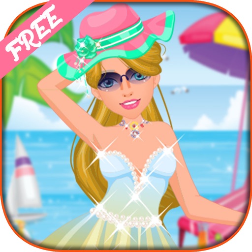 Shopaholic Beach Girl DressUp icon