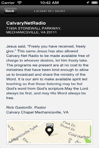 Calvary Net Radio app screenshot 4
