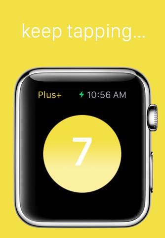 Plus+ — A simple tap counter for Apple Watch screenshot 2