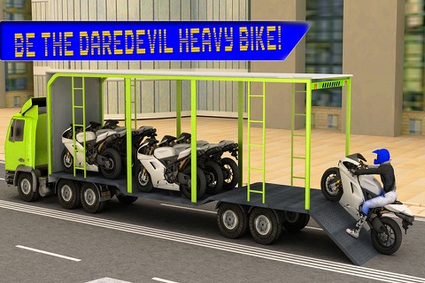 Transport Truck Driver Motorcycle Cargo Simulator 3D screenshot 4