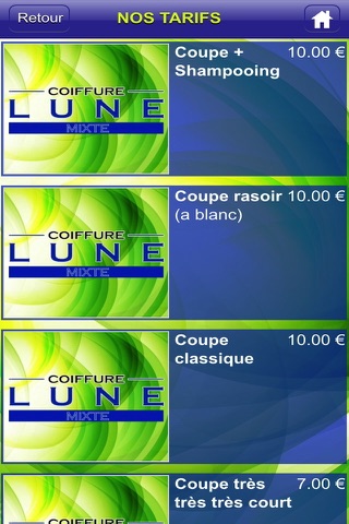 Coiffure Lune screenshot 2