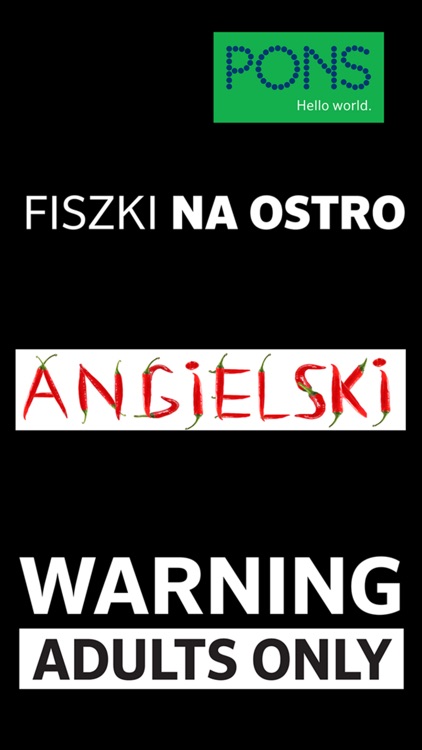 Fiszki na ostro - Angielski