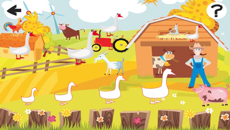 A Sort By Size Game for Children: Learn and Play with Farm Animals screenshot-4