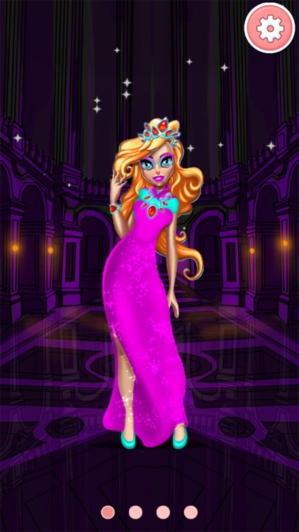 Princess dress-up games - girls make up salon screenshot-4