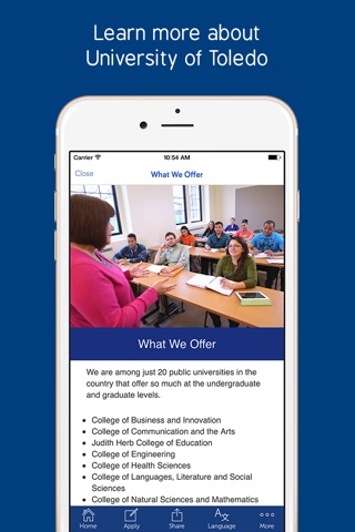 Toledo University - Prospective International Students App screenshot 3