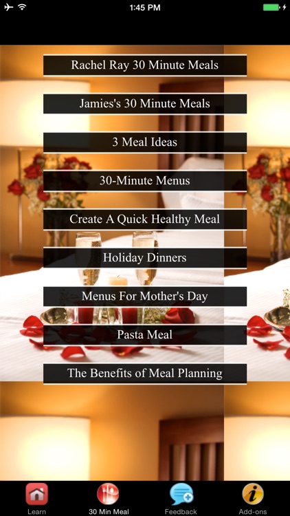 30 Minute Meals - Benefits of Meal Planning