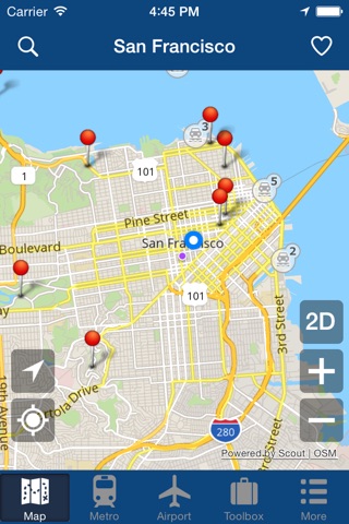 San Francisco Offline Map - City Metro Airport screenshot 2