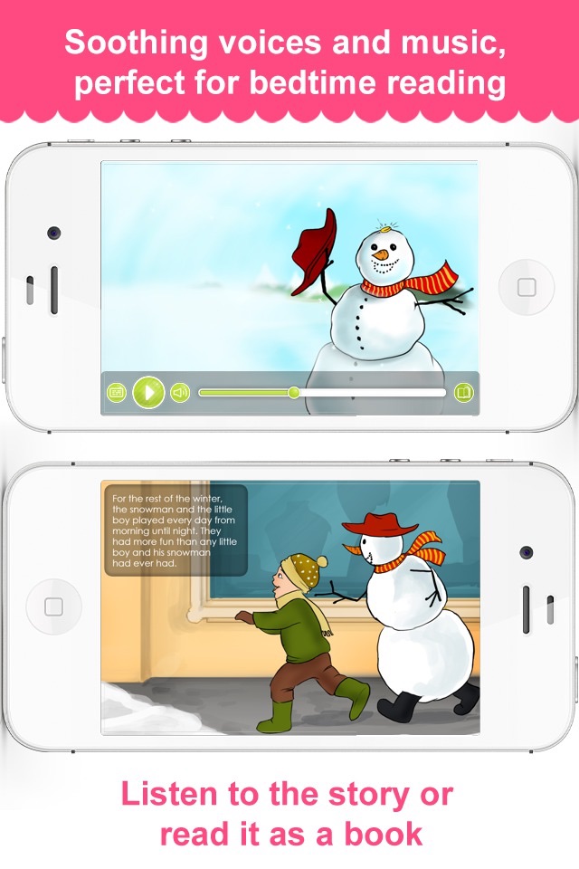 The Snow Man - Narrated classic fairy tales and stories for children screenshot 2