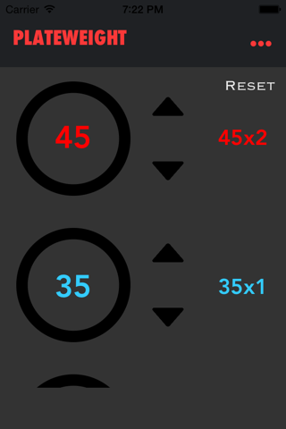 PlateWeight - Calculator screenshot 2