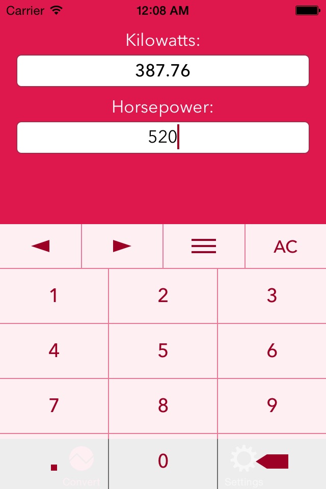 Kilowatts To Horsepower – Power Converter (kW to hp) screenshot 2