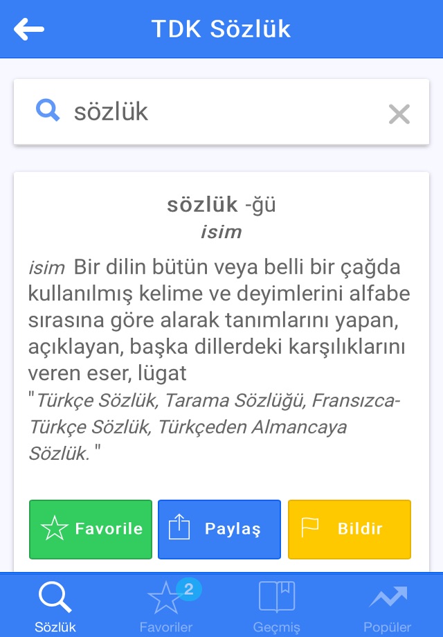 Türkçe Sözlük screenshot 2