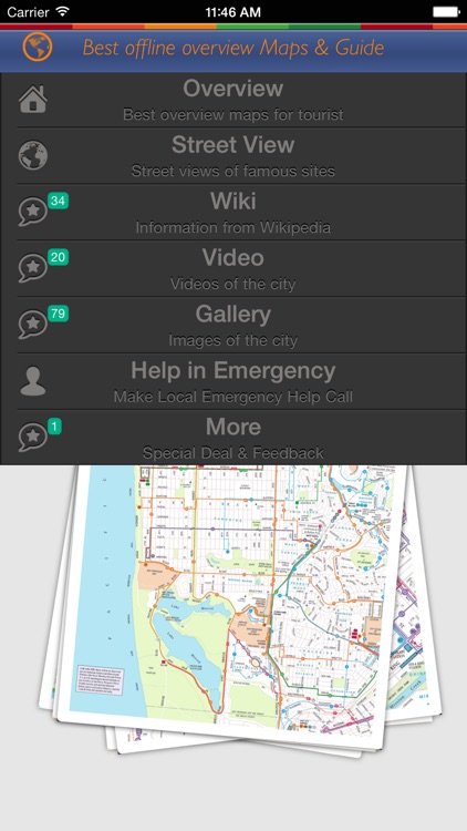 San Francisco Tour Guide: Best Offline Maps with StreetView and Emergency Help Info