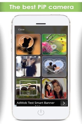 Awesome PiP camera effects & photo touch editor plus collage art frames maker screenshot 3