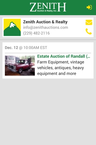 Zenith Auctions screenshot 2
