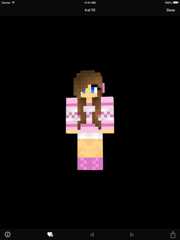Girl Skin For Minecraft PEのおすすめ画像2