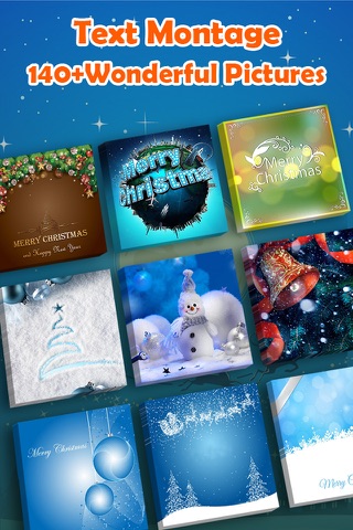 Santa Text Montage Pro - Write Greeting Quotes on Photos with Artist Fonts screenshot 2
