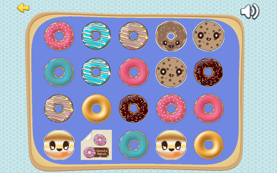 Fantasy Sweets Doughnut Cards And Matching Game For Toddlers screenshot 2