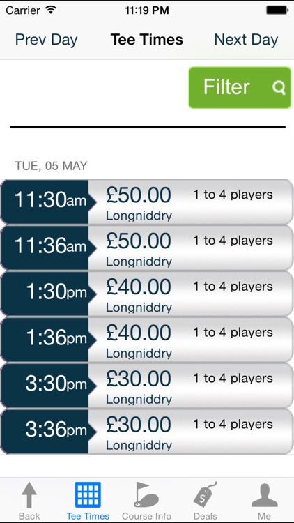 Scotland's Golf Coast Tee Times