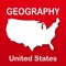 Geography of the United States of America: Map Learning and Quiz Game for Kids [Full]