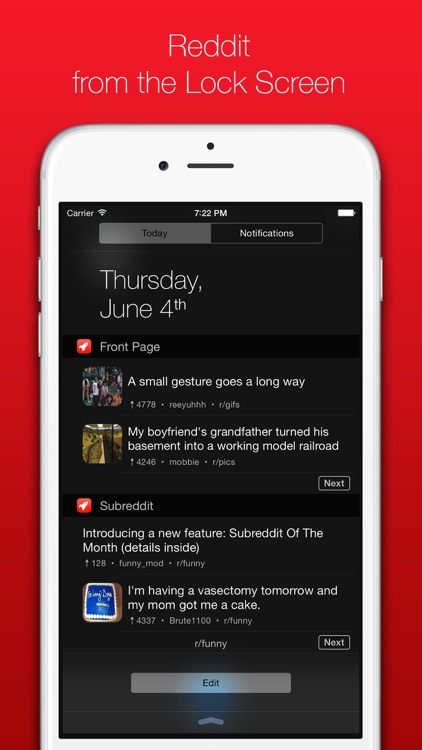 Quick Red widgets for reddit
