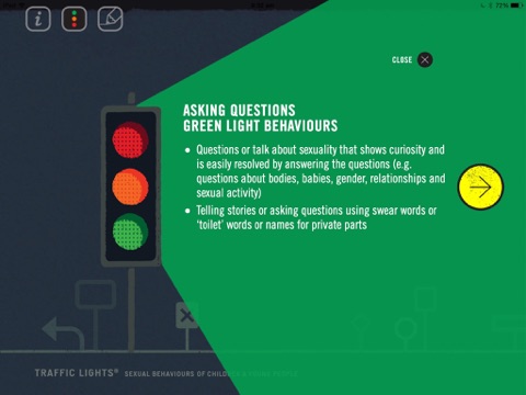 Traffic Lights - Sexual Behaviours of Children & Young People screenshot 3