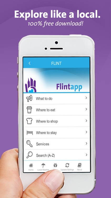 Flint App - Michigan - Local Business & Travel Guide