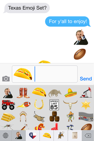 Texas Emoji Set screenshot 2