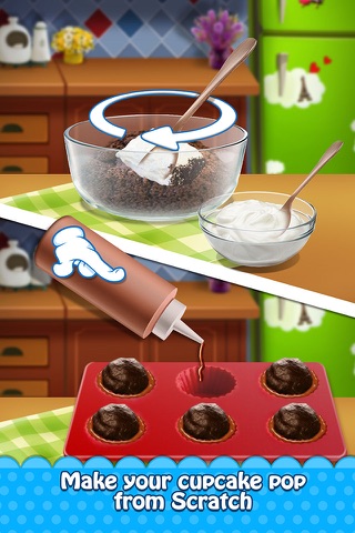 Cupcake Pop Maker! Sweet Food Game screenshot 2
