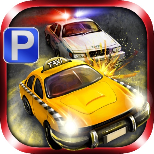 3D Taxi Parking PRO - Full Gangster Bank Robbery Version