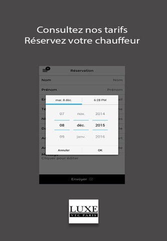 Luxe VTC Paris screenshot 3