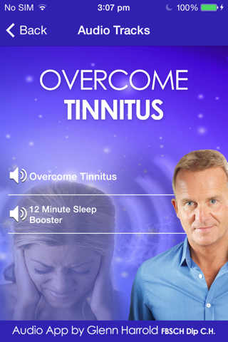 Overcome Tinnitus Self-Hypnosis by Glenn Harrold screenshot 2