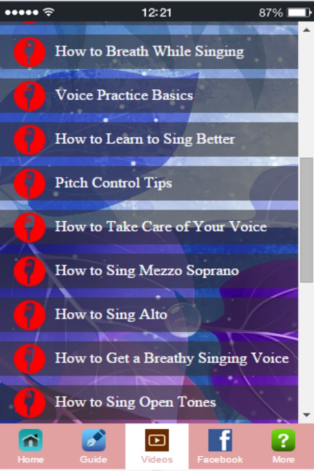 Singing Lessons - Becoming a Singing Master screenshot 2