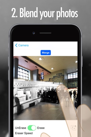Nostalgia App align & combine photo screenshot 3