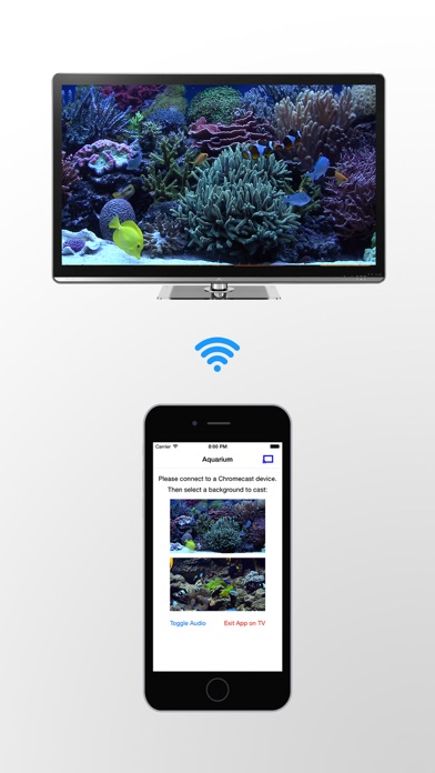 Aquarium on TV for Chromecast Screenshot 1
