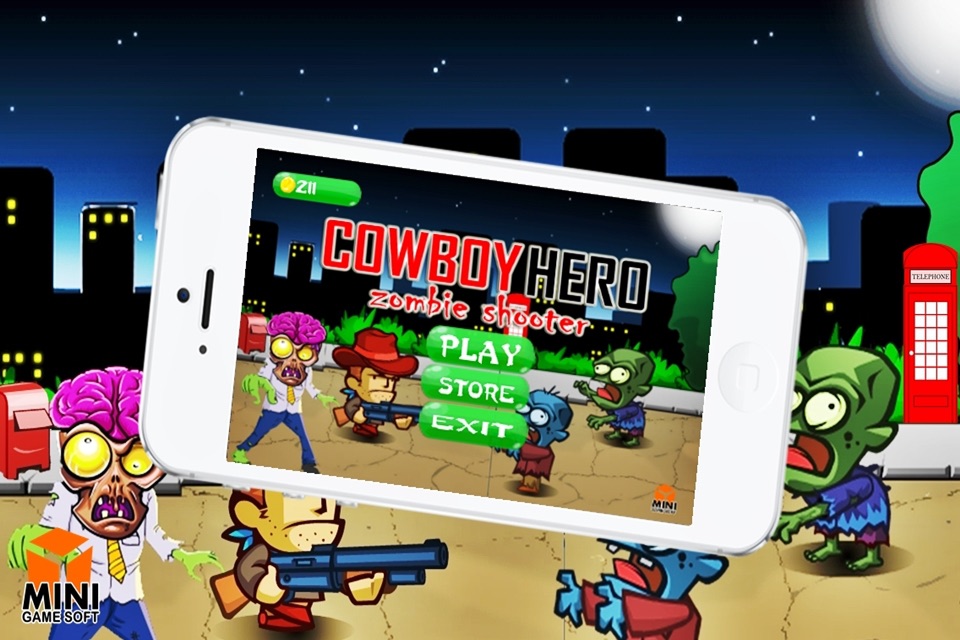 Cowboy Hero Zombie Shooter screenshot 2