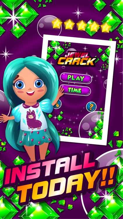 Jewel's Crack - diamond match-3 game and kids digger's mania hd free screenshot-4