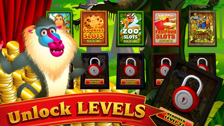 Donkey Monkey King of the Jungle Gorrila Style Vegas Slot Machine FREE